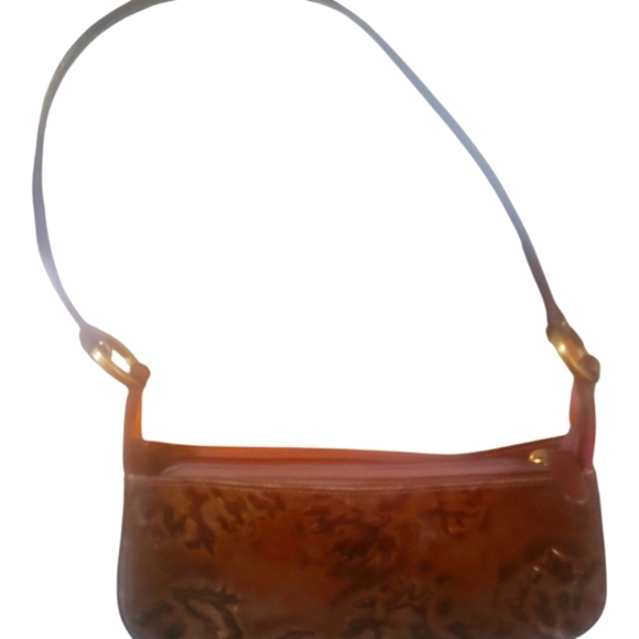 Stefano Bravo Vintage Dark Made in Italy Brown Leather Shoulder Bag - Picture 7 of 9